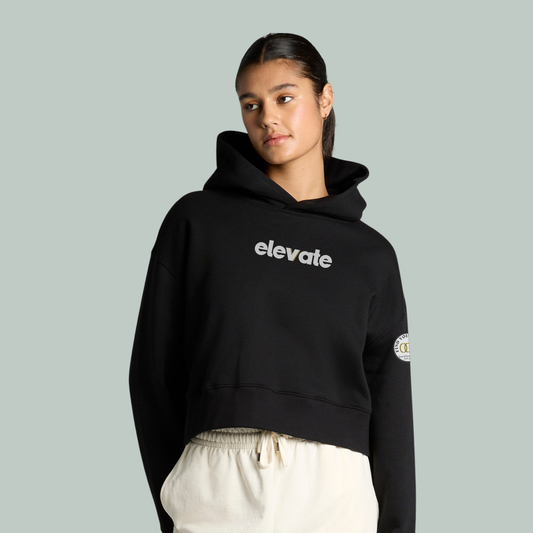 Elevate | Relaxed Crop Hoodie