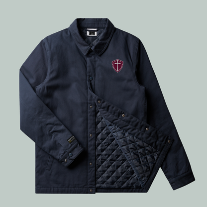 Armor Up | Quilted Work Jacket Navy