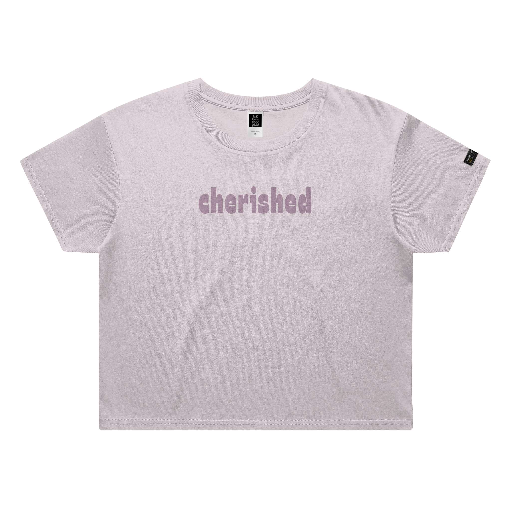 Cherished | Crop S/S Tee Orchid