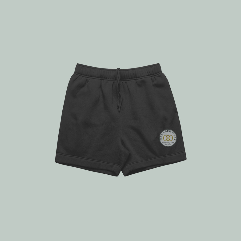 Track Shorts | Relaxed 18-Inch Black