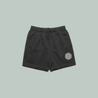 Track Shorts | Relaxed 18-Inch Black