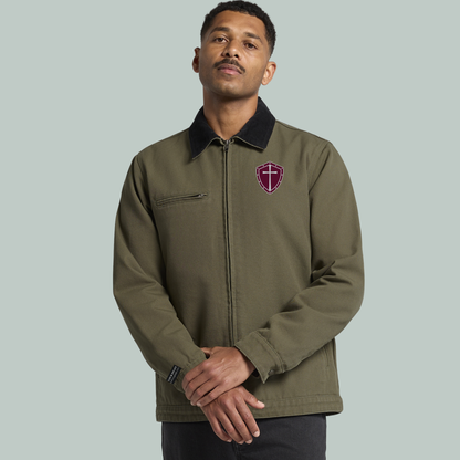 Armor Up | Canvas Corduroy Jacket Army