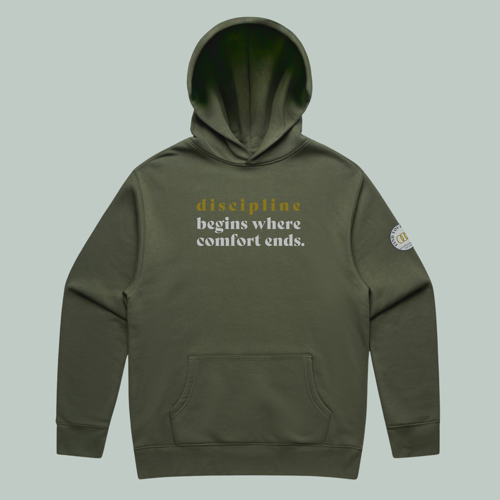 Discipline | ECO | Relaxed Hoodie Cypress