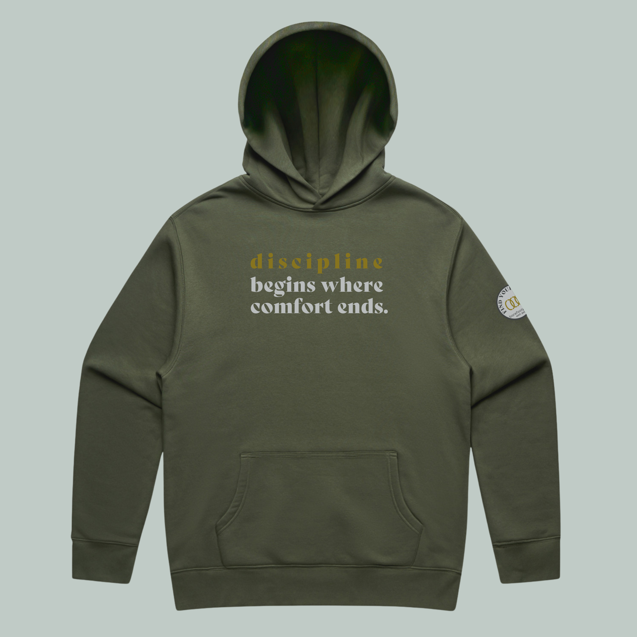 Discipline | ECO | Relaxed Hoodie Cypress