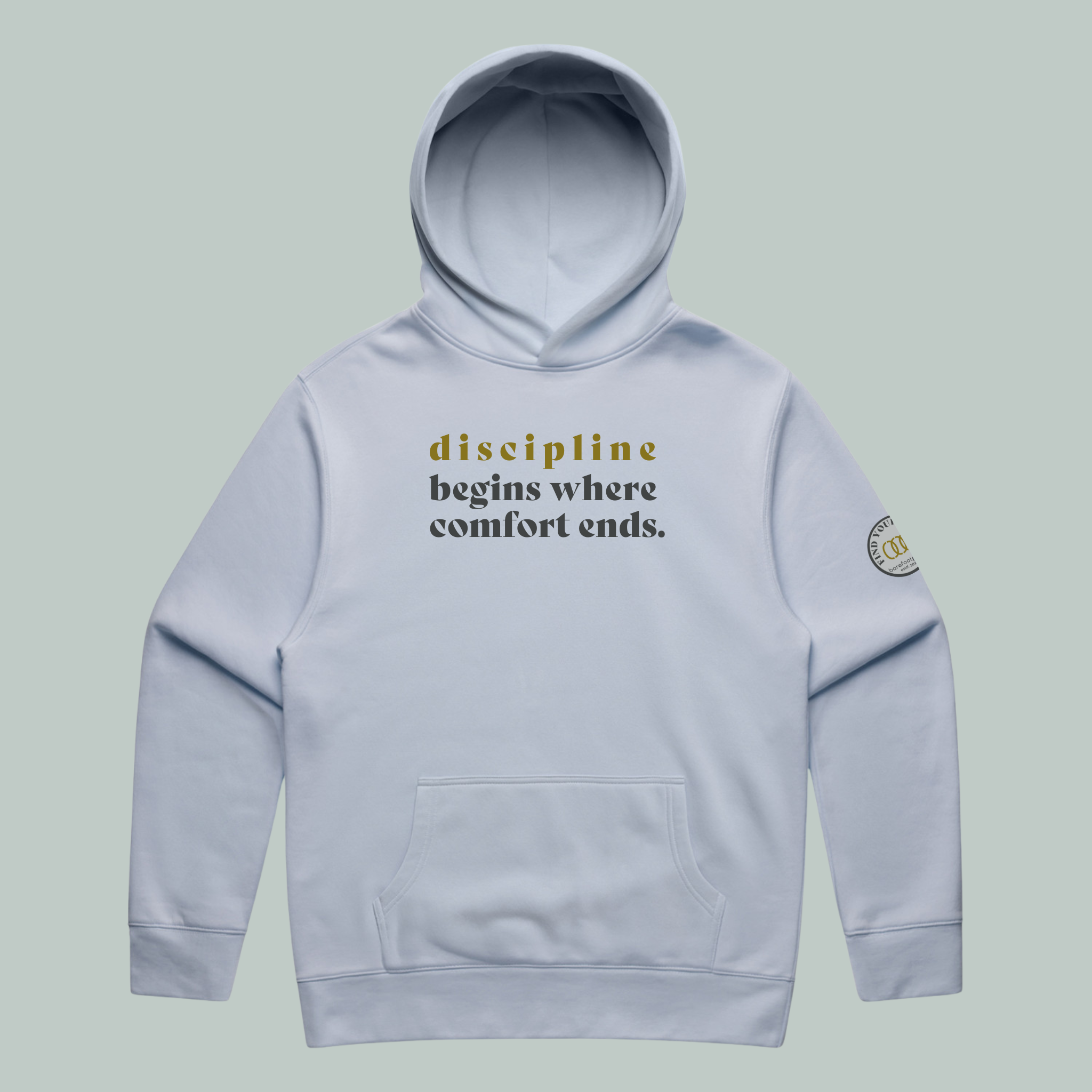 Discipline | ECO | Relaxed Hoodie Powder
