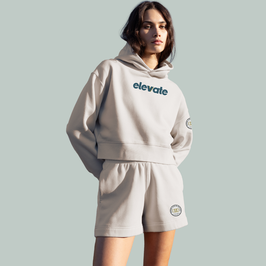 Elevate | Relaxed Crop Hoodie