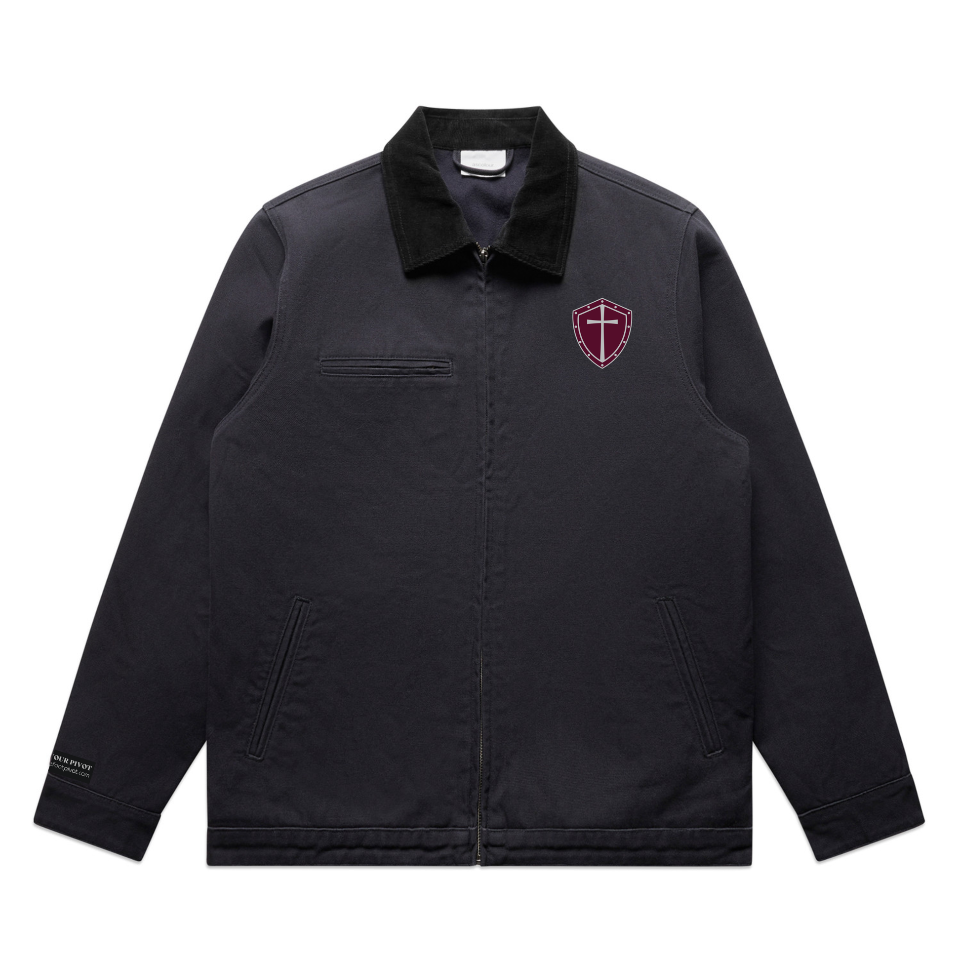 Armor Up | Canvas Corduroy Jacket Ink Blue