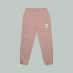 Track Pants | Relaxed Elastic Cuff Hazy Pink