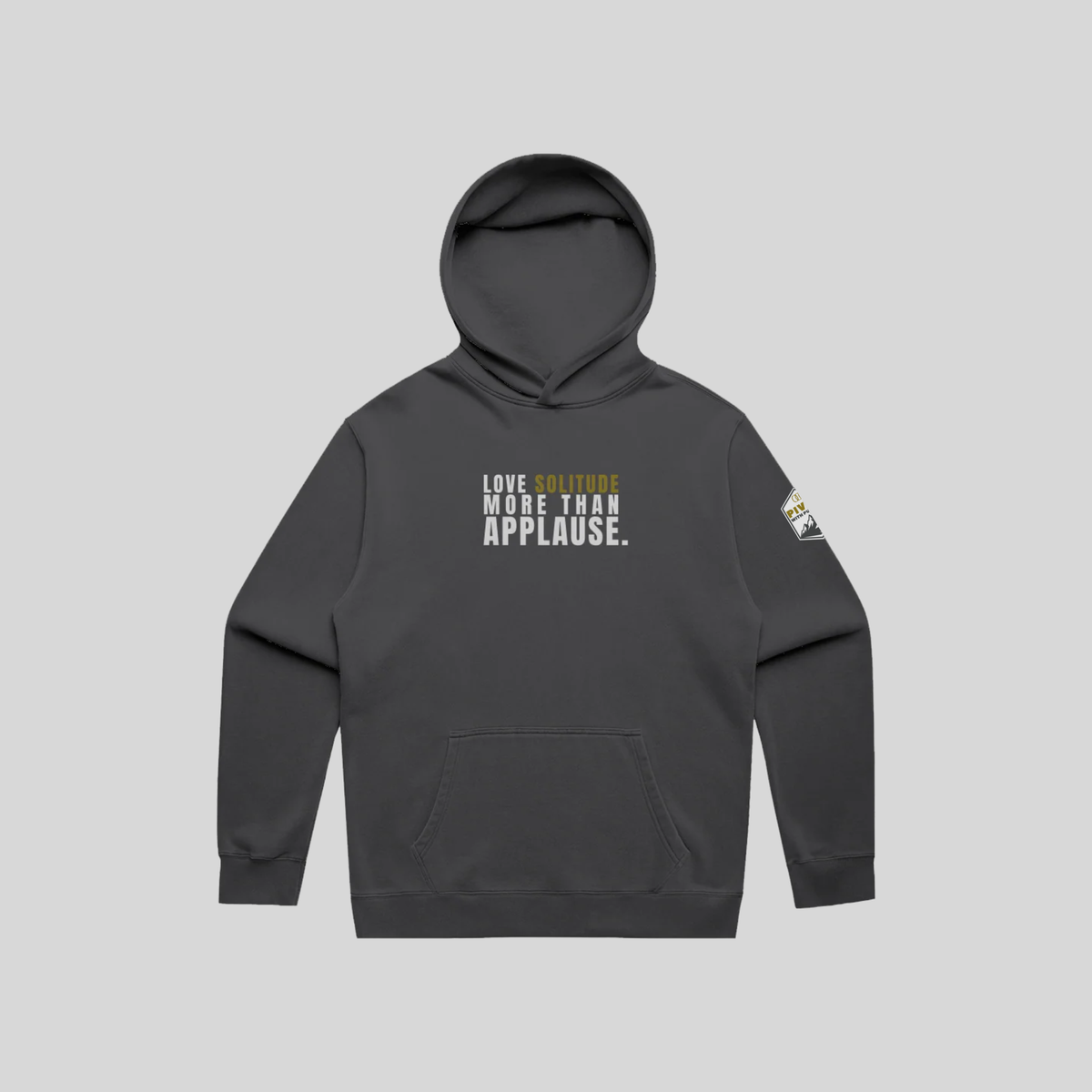 The Signature | Love Solitude More Than Applause Faded Black