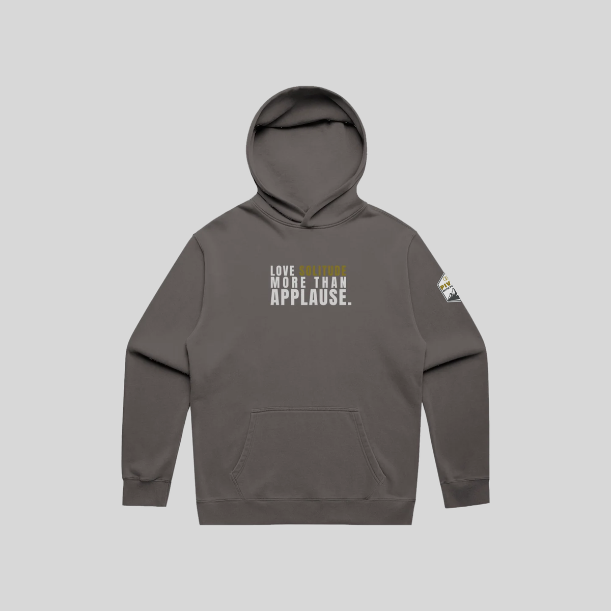 The Signature | Love Solitude More Than Applause Faded Grey