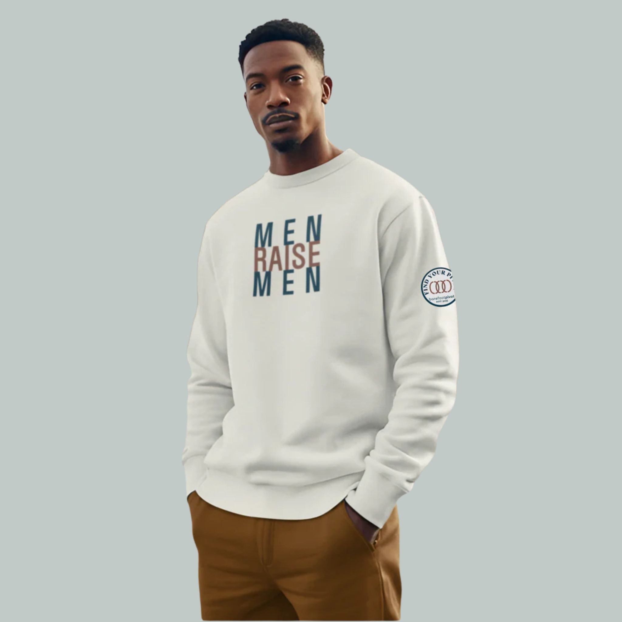 Men Raise Men | ECO | Stencil Crew Sweatshirt