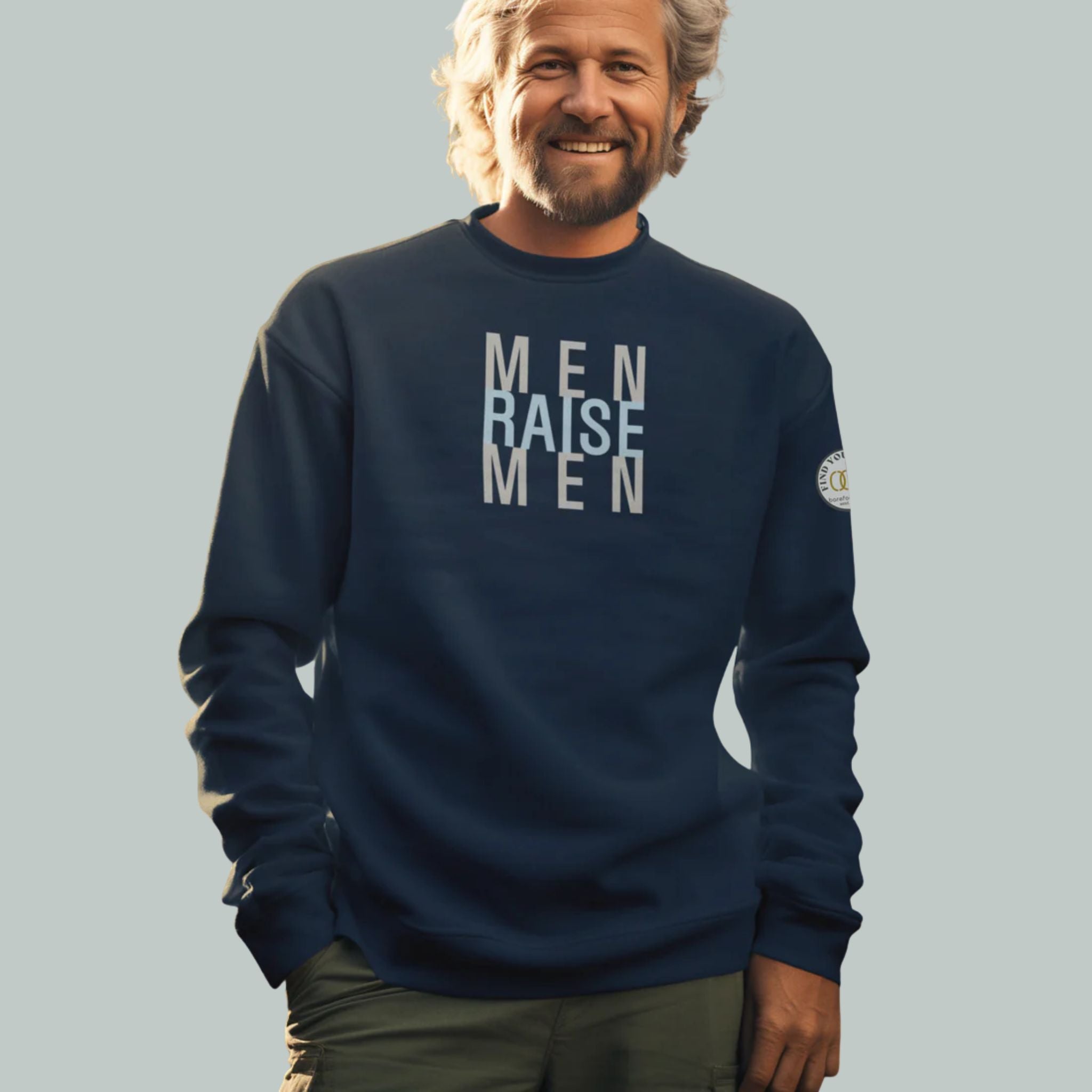 Men Raise Men | ECO | Stencil Crew Sweatshirt