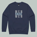 Men Raise Men | ECO | Stencil Crew Sweatshirt Navy