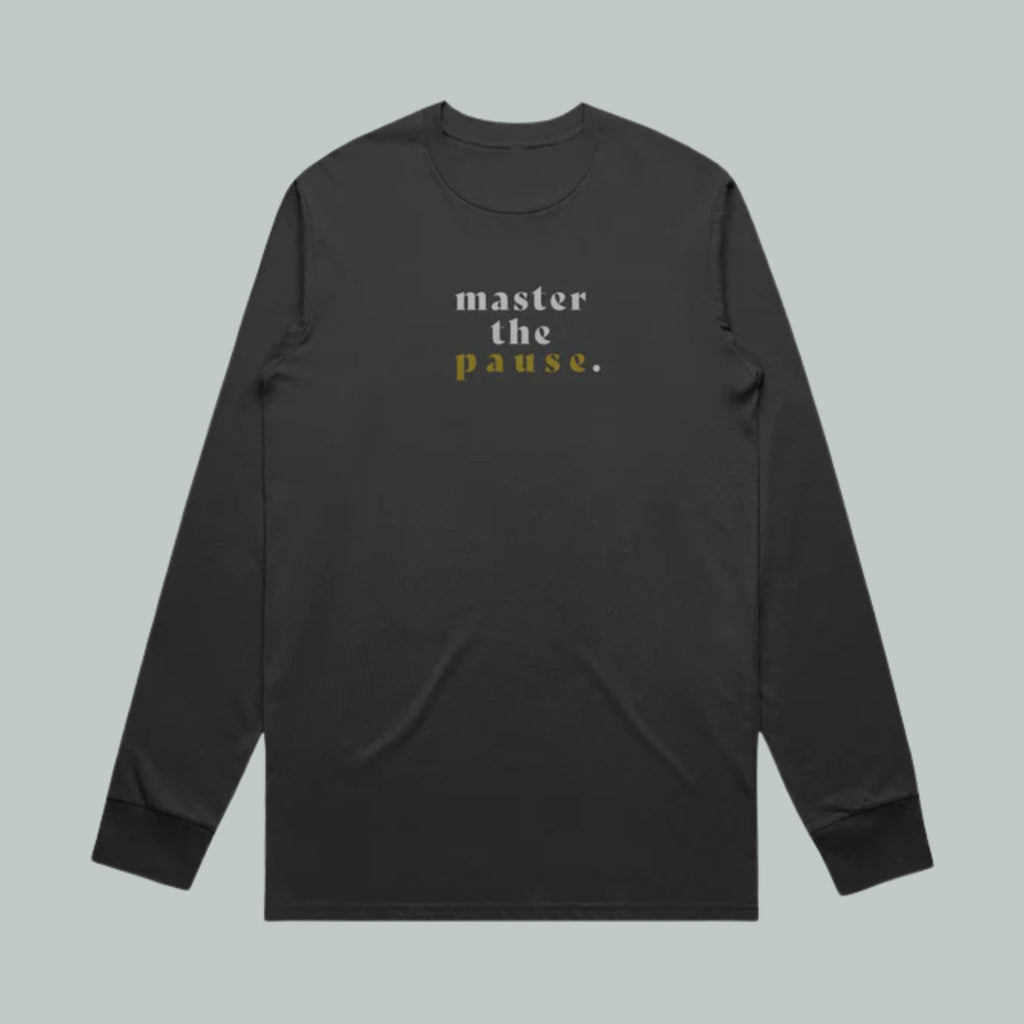 Pause | Staple L/S Tee Black