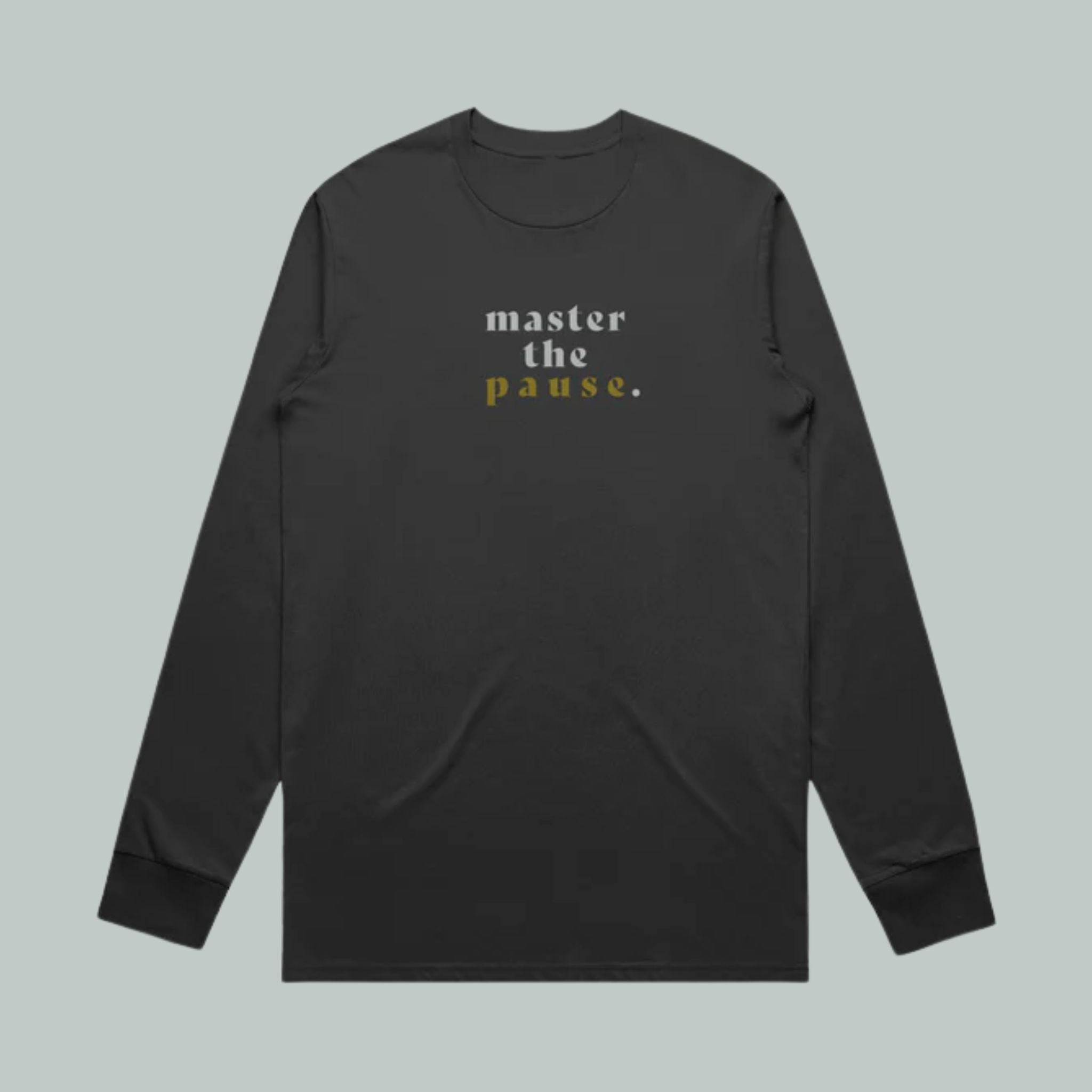 Pause | Staple L/S Tee Black