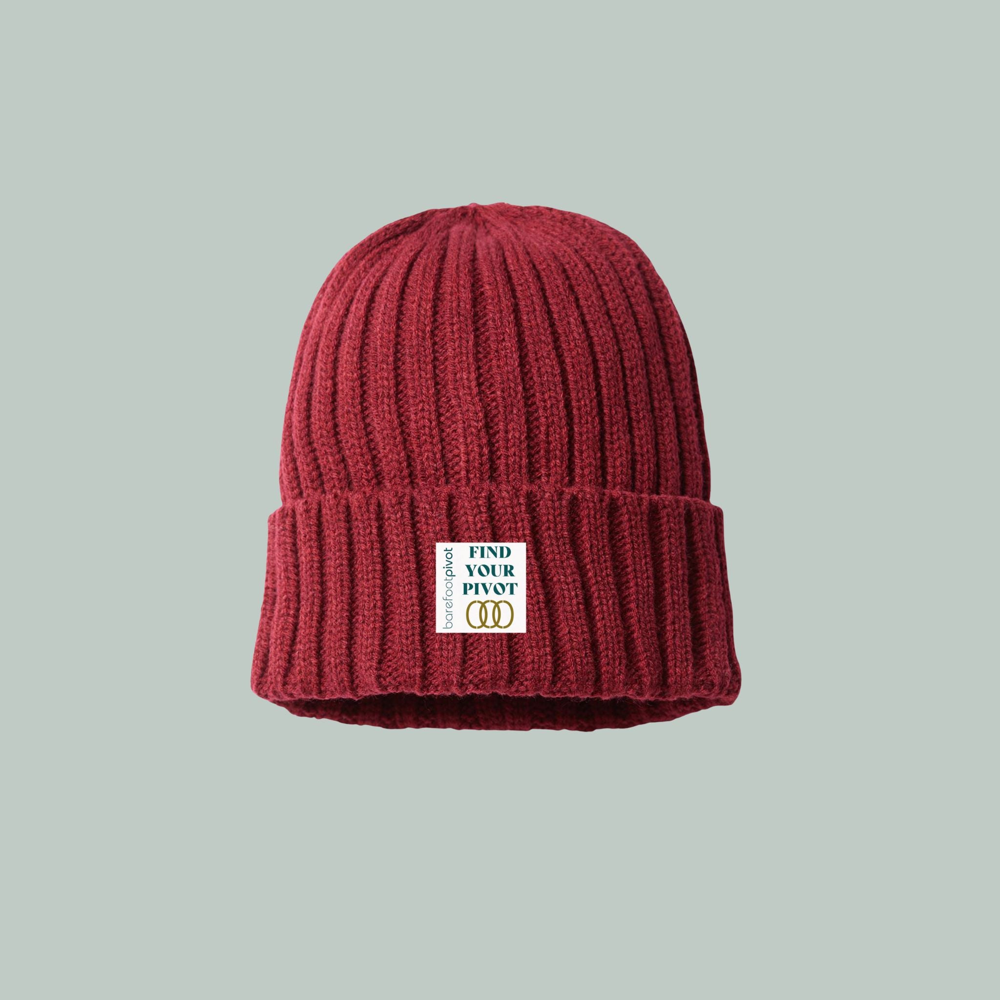 Pivot | ECO | Vintage Beanie Burgundy One Size
