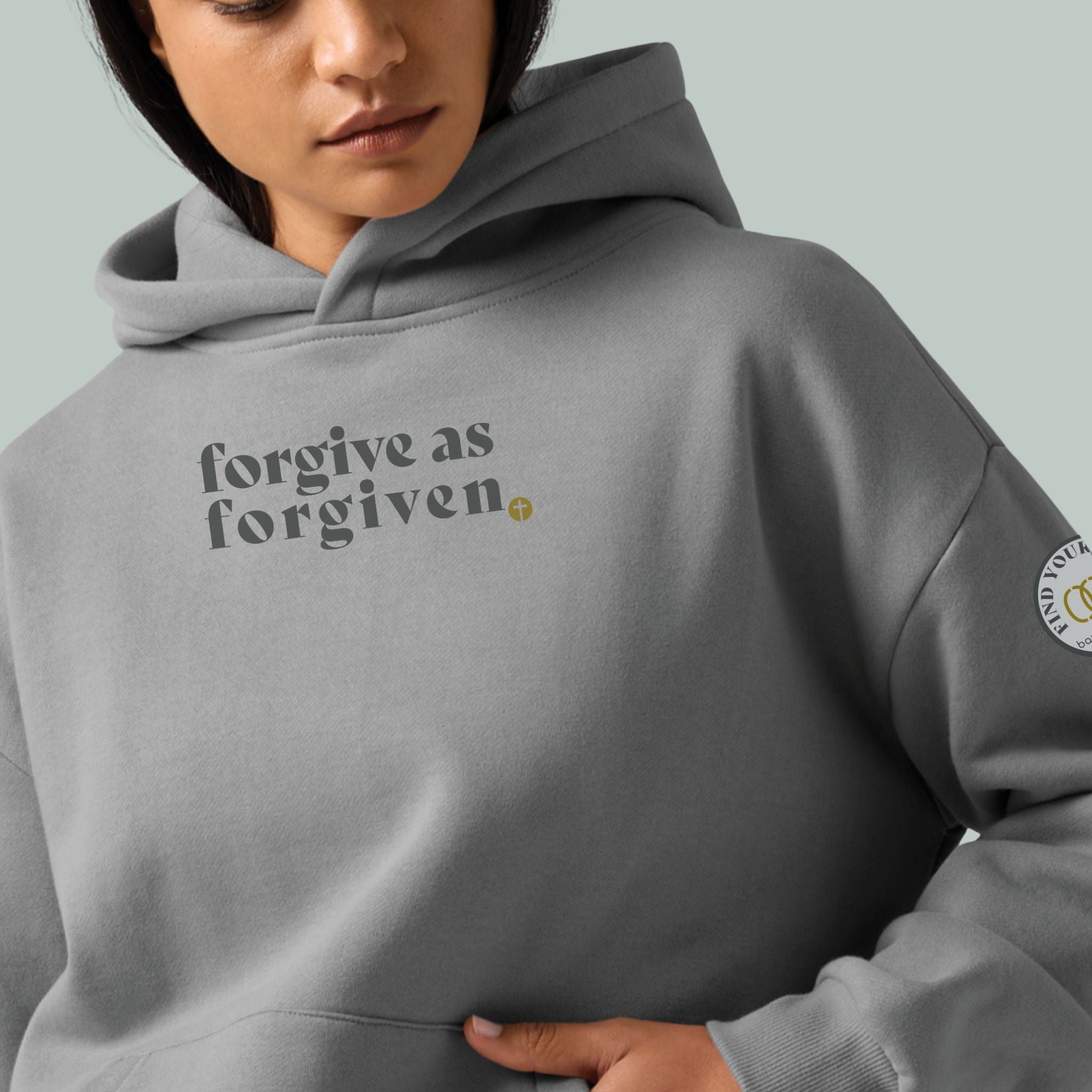Forgive | ECO | Relaxed Hoodie Shadow