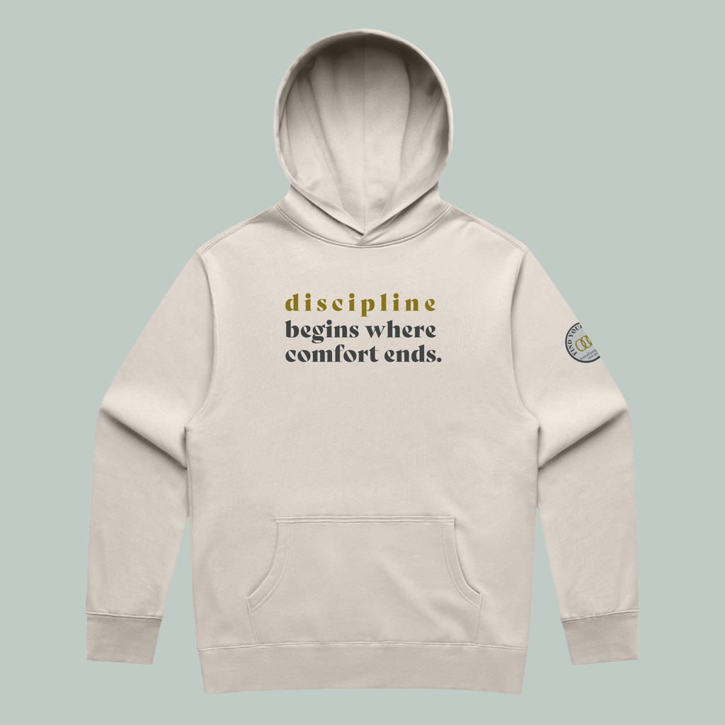 Discipline | ECO | Relaxed Hoodie Bone
