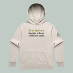 Discipline | ECO | Relaxed Hoodie Bone