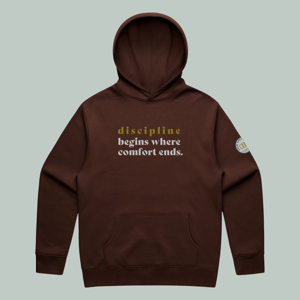 Discipline | ECO | Relaxed Hoodie Chestnut
