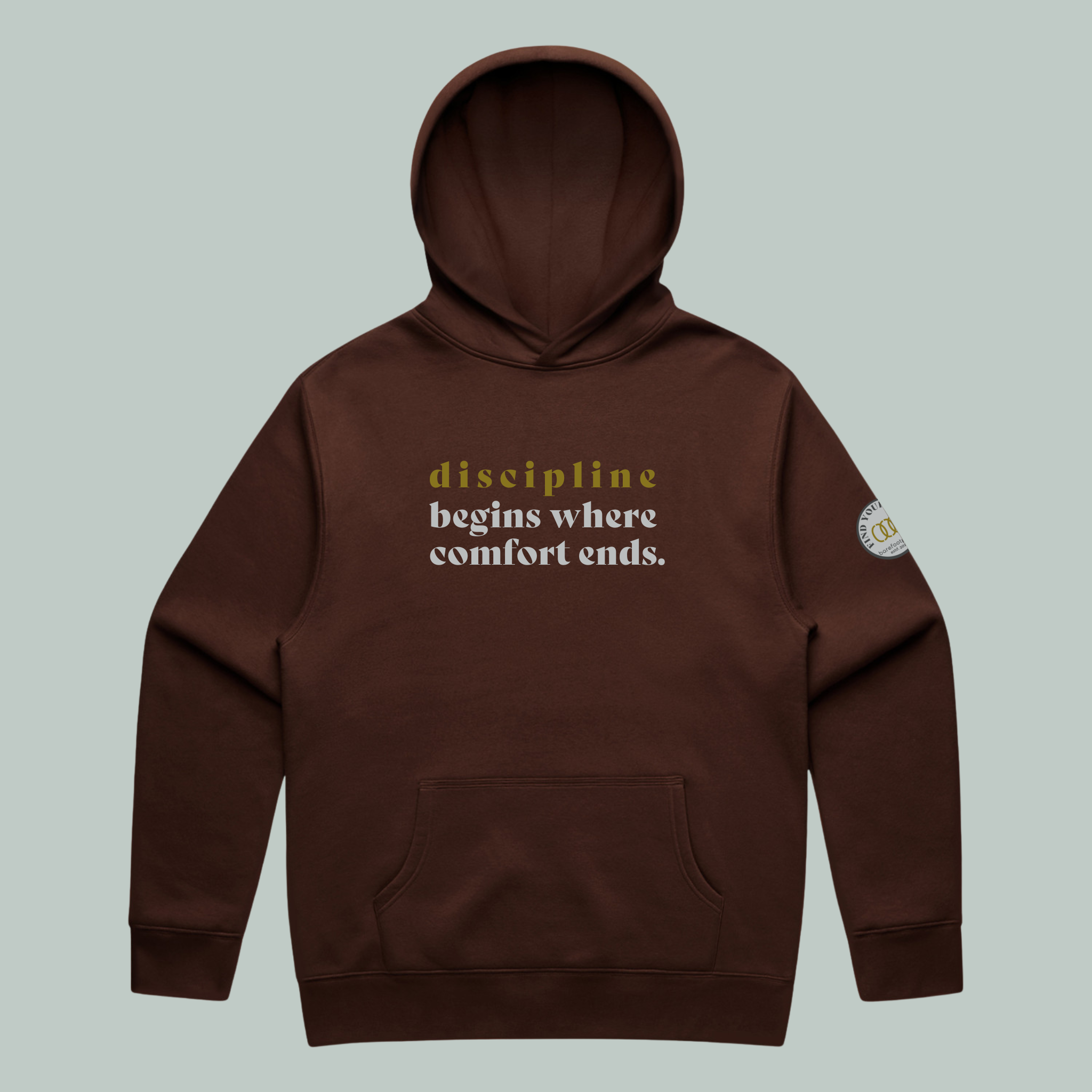 Discipline | ECO | Relaxed Hoodie Chestnut