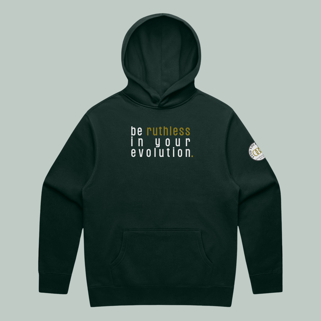 Ruthless | ECO | Relaxed Hoodie Pine Green